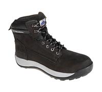 Portwest Steelite Constructo S3 HRO Nubuck Safety Boots Black Size 8
