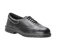 Portwest Executive Brogue Safety Shoes Black Size 6
