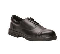 Portwest Steelite Executive Oxford Shoe S1P, Size: 4One Size, Colour: Black, FW47BKR40