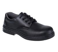 Portwest Steelite Laced Safety Shoe S2, Size: 41, Colour: Black, FW80BKR41