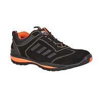 Portwest Steelite Lusum Safety Trainer S1P HRO, Size: 39, Colour: Orange, FW34ORR39