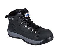Portwest Steelite Mid Cut Nubuck Boot SB HRO, Size: 43, Colour: Black, FW31BKR43