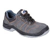 Portwest Steelite Perforated Steel Toe Cap Trainers Grey Size 5