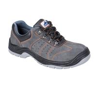 Portwest Steelite Perforated Steel Toe Cap Trainers Grey Size 3