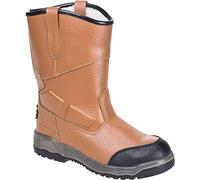 Portwest Steelite Rigger Boot Pro S3 CI, Size: 44, Colour: Tan, FT13TAR44