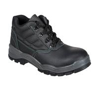 PORTWEST Steelite Safety Boot S1 Black Padded Steel Toecap Slip Resistant FW21