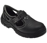 Portwest Steelite Safety Sandal S1, Size: 44, Colour: Black, FW01BKR44