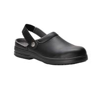 Portwest Steelite SB AE WRU Clean Area Safety Clogs Black Size 9