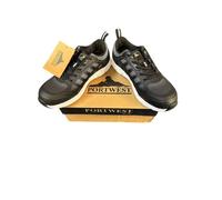Portwest Steelite Tove Safety Trainer Black / White Size 4