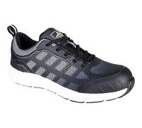 Portwest Steelite Tove Safety Trainers Black / White Size 10