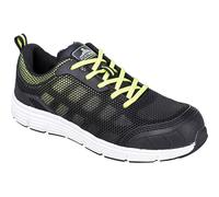 Portwest Steelite Tove Safety Trainers Black / Green Size 11