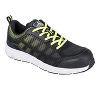 Portwest Steelite Tove Safety Trainers Black / Green Size 7