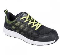 Portwest Steelite Tove Trainer S1P Black/Green Size: UK4 Colour: Black UK4 - EU37 - US5