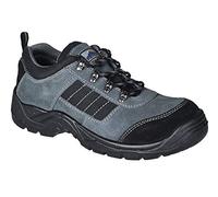 Portwest Steelite Trekker Shoe S1P, Size: 42, Colour: Black, FW64BKR42