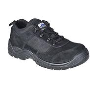 Portwest Steelite Trouper Shoe S1P, Color: Black, Size: 37, FT64BKR37