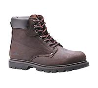 Portwest Steelite Welted Safety Boot SB HRO, Size: 43, Colour: Brown, FW17BRR43