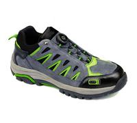 Portwest Steelite Wire Lace Safety Trainer S1P Hro Grey/green