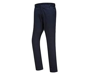 Portwest Stretch Slim Chino Trouser, Size: 34, Colour: Dark Navy Short, S232DNS34