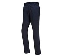 Portwest Stretch Slim Chino Trousers 28 Dark Navy Short
