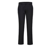 Portwest Stretch Slim Chino Trouser, Size: 38, Colour: Black, S232BKR38