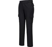 Portwest Stretch Slim Combat Trousers Black 40" 31"