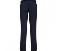 Portwest Stretch Slim Fit Chinos Dark Navy Waist: 44" Inside Leg: 44" 31"