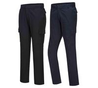 Portwest Stretch Slim Fit Combat Trousers Reflective S231