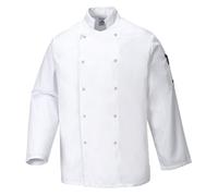 Portwest Suffolk Chefs Jacket L/S XL White