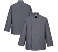 Portwest Suffolk Stud Jacket (Size XL) Men's Slate Grey Jacket - New