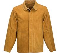 Portwest Leather Welding Jacket, Size: XXL, Colour: Tan, SW34TARXXL