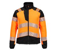 Portwest T171 PW3 Hi-Vis Women's Hybrid Baffle Jacket Windproof Warm Coat Orange