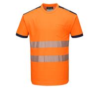 Portwest T181 T-Shirt Hi Vis Short Sleeve Safety Lightweight Reflective