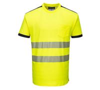 Portwest T181 T-Shirt Hi Vis Short Sleeve Safety Lightweight Reflective