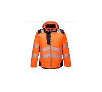 Portwest T400ONRXL PW3 Hi-Vis Winter Jacket XL Orange/Navy