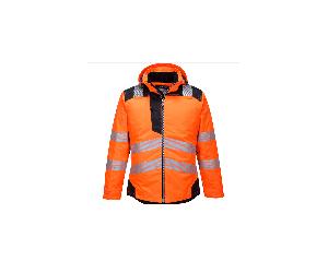 Portwest T400ONRXL PW3 Hi-Vis Winter Jacket XL Orange/Navy