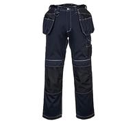 Portwest T602 Reinforced Durable PW3 Holster Work Trouser Navy/Black, 40