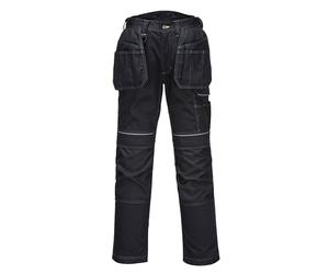 Portwest T602BKR28 Urban Holster Work Trousers, 28, Black