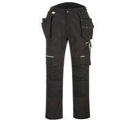 Portwest T706 - WX3 Eco Stretch Holster Trousers Slim Fit Work Pants - Black