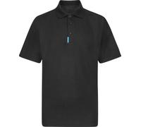 Portwest T720 WX3 Work Wear Polycotton Polo Shirt Black - Various Size