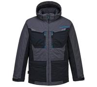 Portwest T740 WX3 Winter Jacket Multi Pocket Long Sleeve Machine Washable | Metal Grey, Medium, EN 343 Class 3:1, Snug and Comfortable Fit, Anti-Wicking Strip at Hem, Quick Dry Knitted Cuff, Workwear