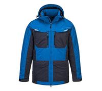 Portwest T740 WX3 Winter Jacket Multi Pocket Long Sleeve Machine Washable | Persian Blue, X Large, EN 343 Class 3:1, Snug and Comfortable Fit, Anti-Wicking Strip at Hem, Fully Lined, Workwear