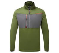 Portwest T755 WX3 Half Zip Tech Fleece Anti-Pill Anti-Snag Henley Shirt - Green