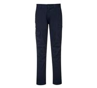 Portwest T801 KX3 Cargo Trousers 2 Thigh Pockets Pre-Bent Knees Navy