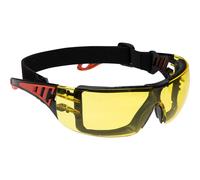 Portwest Tech Look Plus Safety Goggles Red Amber