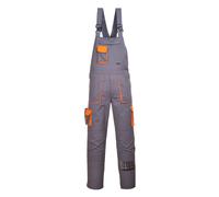 Portwest Texo Contrast Bib and Brace Grey 4XL 31"