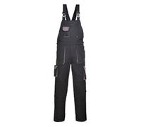 Portwest Texo Contrast Bib and Brace Black S 31"