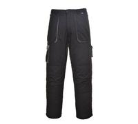 Portwest Texo Contrast Trousers Black Size: 2XL Inside Leg: 33" C 2XL 33"