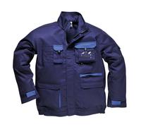 PORTWEST Texo Contrast Work Jacket Coat Builders Multiple Pockets Safety UK TX10
