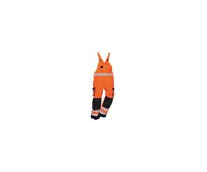Portwest Texo Hi Visibility Bib&Brace Orange/Navy - Inside Leg: 31 XL 31"
