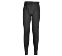 Portwest Mens Thermal Baselayer Leggings Black M